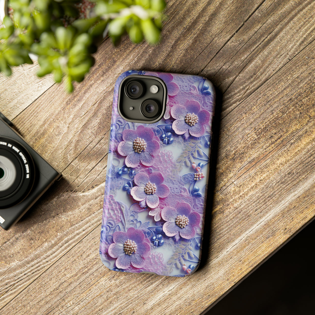 Pink and Purple Harmony - Tough Case for iPhone 15, iPhone 15 Pro, iPhone 15 Plus, and iPhone 15 Pro Max