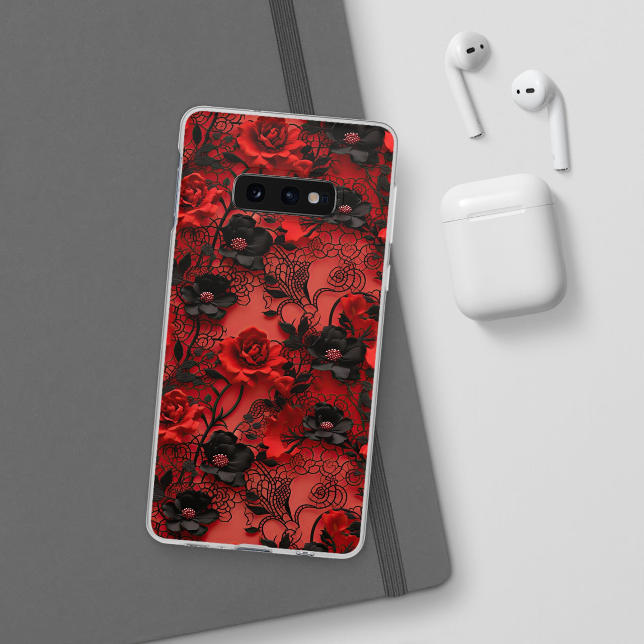 Gothic Rose - Flexi Cases for Samsung Galaxy S10, Samsung Galaxy S10E, & Samsung Galaxy S10 Plus