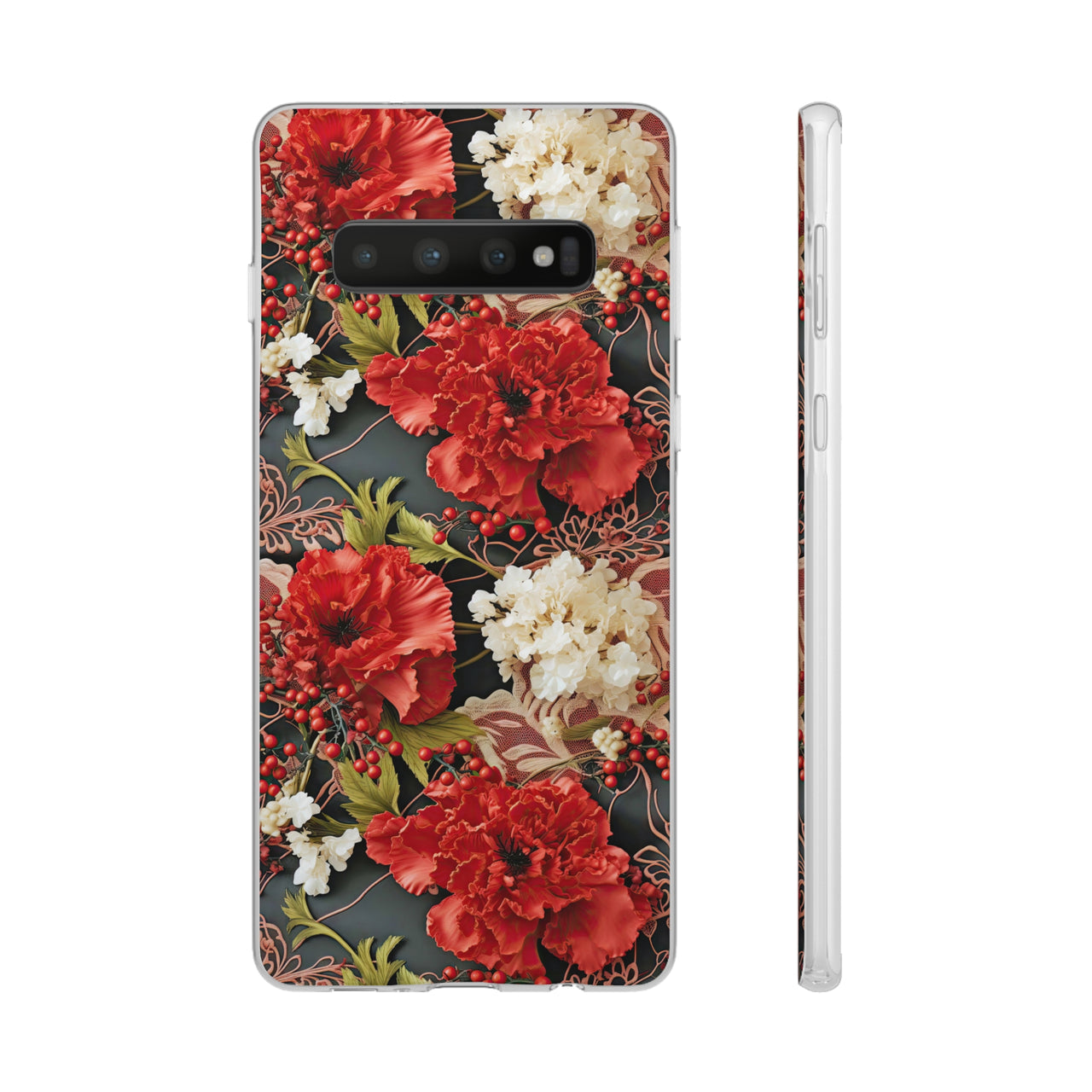 Carnation for January Birthday - Flexi Cases for Samsung Galaxy S10, Samsung Galaxy S10E, & Samsung Galaxy S10 Plus