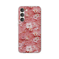 Thumbnail for Floral Champagne Toast - Flexi Cases for Samsung Galaxy S23, Samsung Galaxy S23 Plus, and Samsung Galaxy S23 Ultra