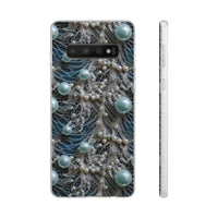 Thumbnail for Sea Foam Lace and Pearls - Flexi Cases for Samsung Galaxy S10, Samsung Galaxy S10E, & Samsung Galaxy S10 Plus