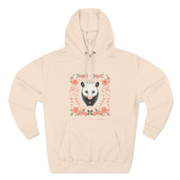 Thumbnail for Cozy Craft Opossum Three-Panel Fleece Hoodie