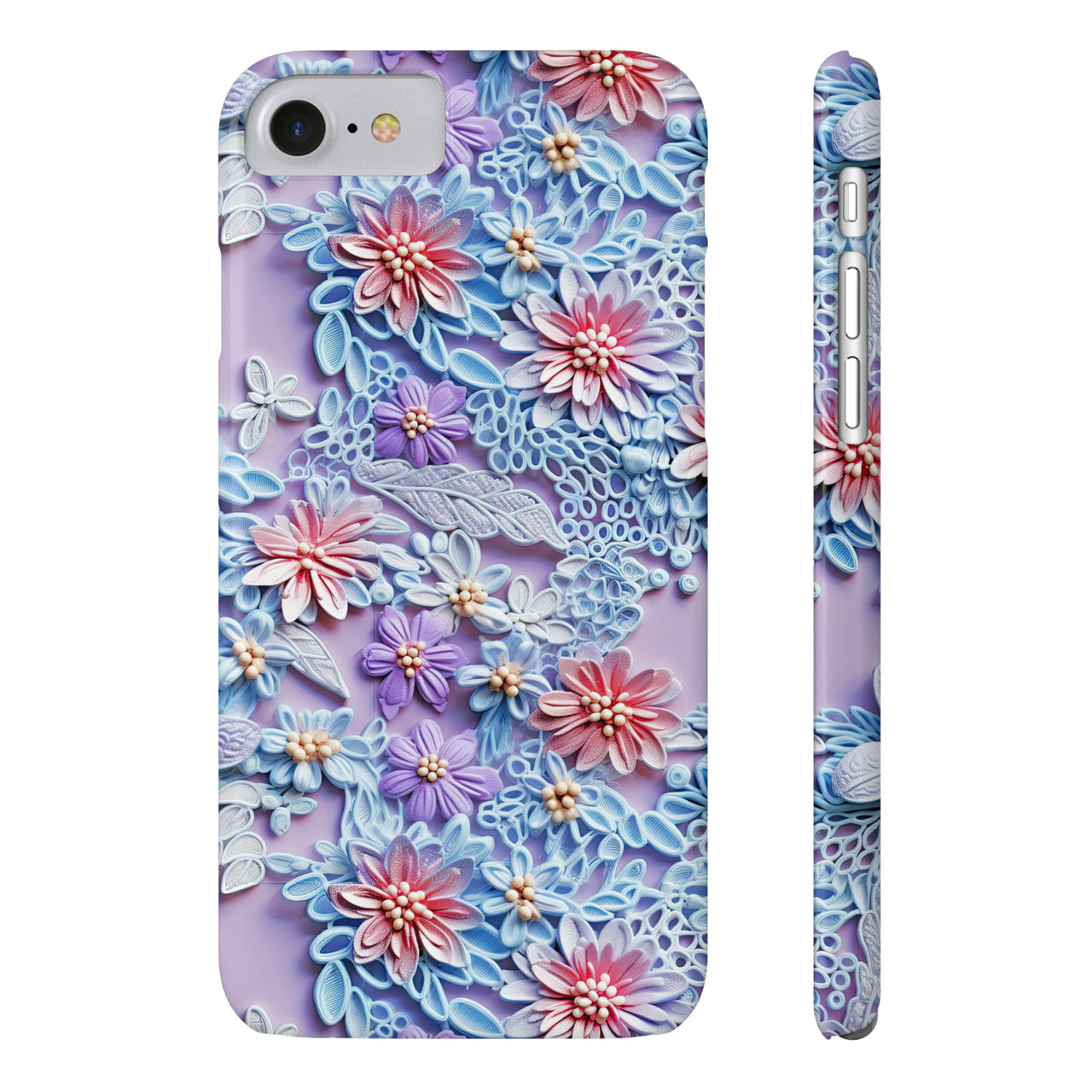 Cotton Candy Meadow - Slim Phone Cases for iPhone 8 and iPhone 8 Plus (Also fits iPhone 7 and 7 Plus)