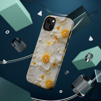 Thumbnail for Yellow and White Floral MagSafe Tough Cases for iPhone 14, iPhone 14 Pro, iPhone 14 Plus, and iPhone 14 Pro Max