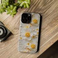 Thumbnail for White and Yellow Floral - MagSafe Tough Case for iPhone 15, iPhone 15 Pro, iPhone 15 Plus, & iPhone 15 Pro Max