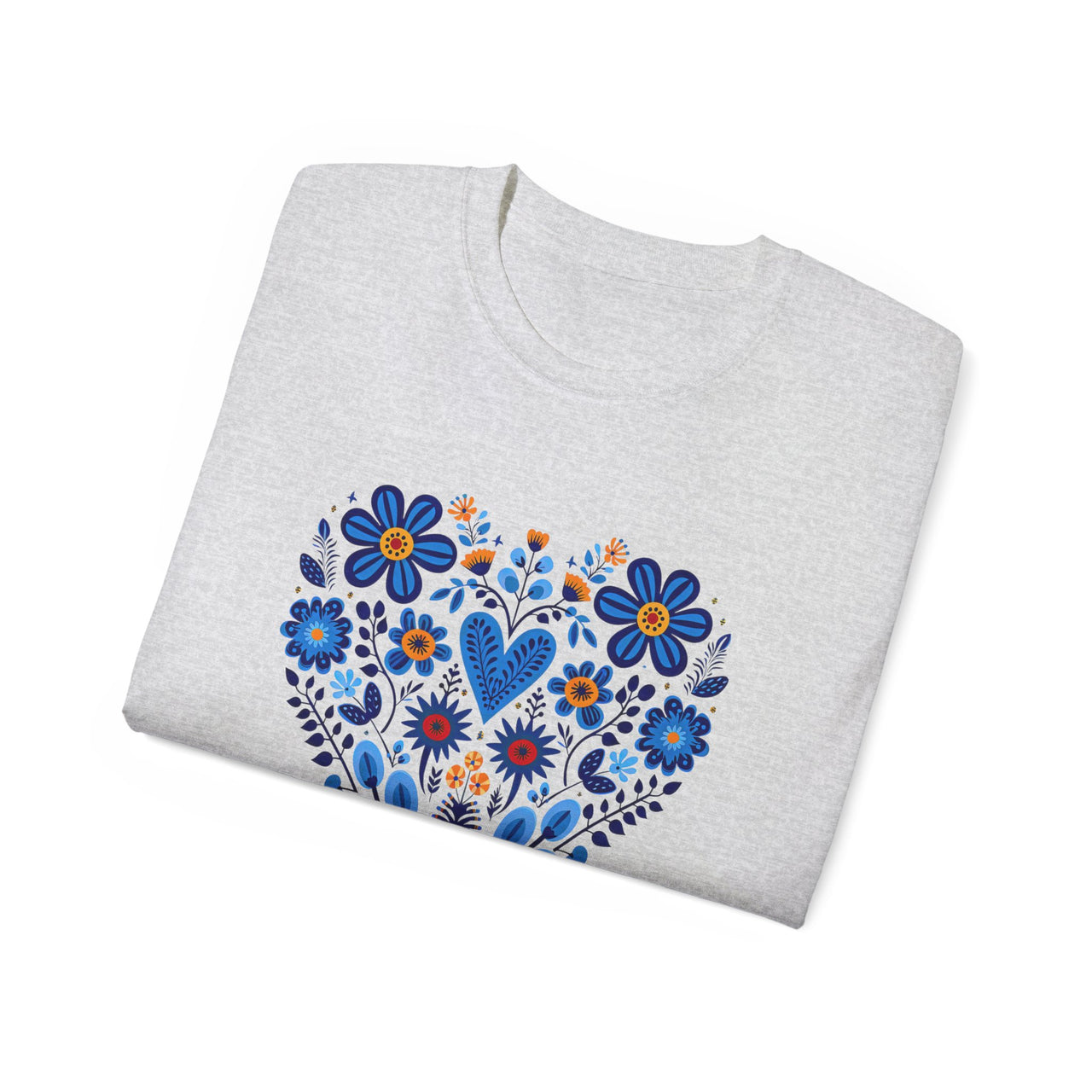 Flower Heart Unisex Ultra Cotton Tee