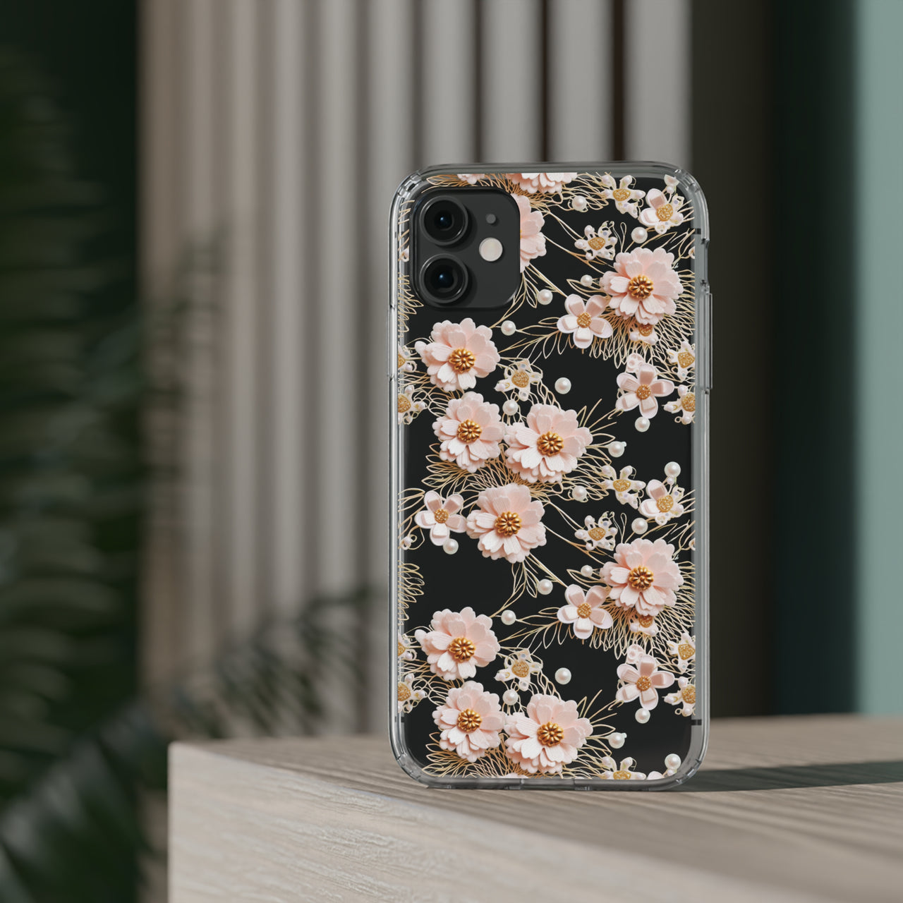 *Clear Case* Pretty in Pink - iPhone 11, iPhone 11 Pro, iPhone 11 Pro Max - Supports Wireless Charging