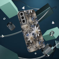 Thumbnail for Vintage Lace and Clematis Impact-Resistant Cases for Samsung Galaxy S22, Samsung Galaxy S22 Plus, and Samsung Galaxy S22 Ultra. Supports Wireless Charging.