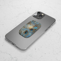 Thumbnail for Turquoise Gemstones and Gold Phone Click-On Grip