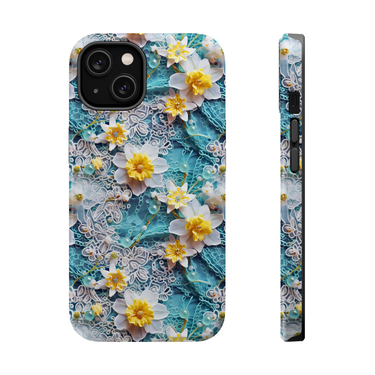 Daffodil for March Birthday - MagSafe Tough Case for iPhone 14, iPhone 14 Pro, iPhone 14 Plus, and iPhone 14 Pro Max