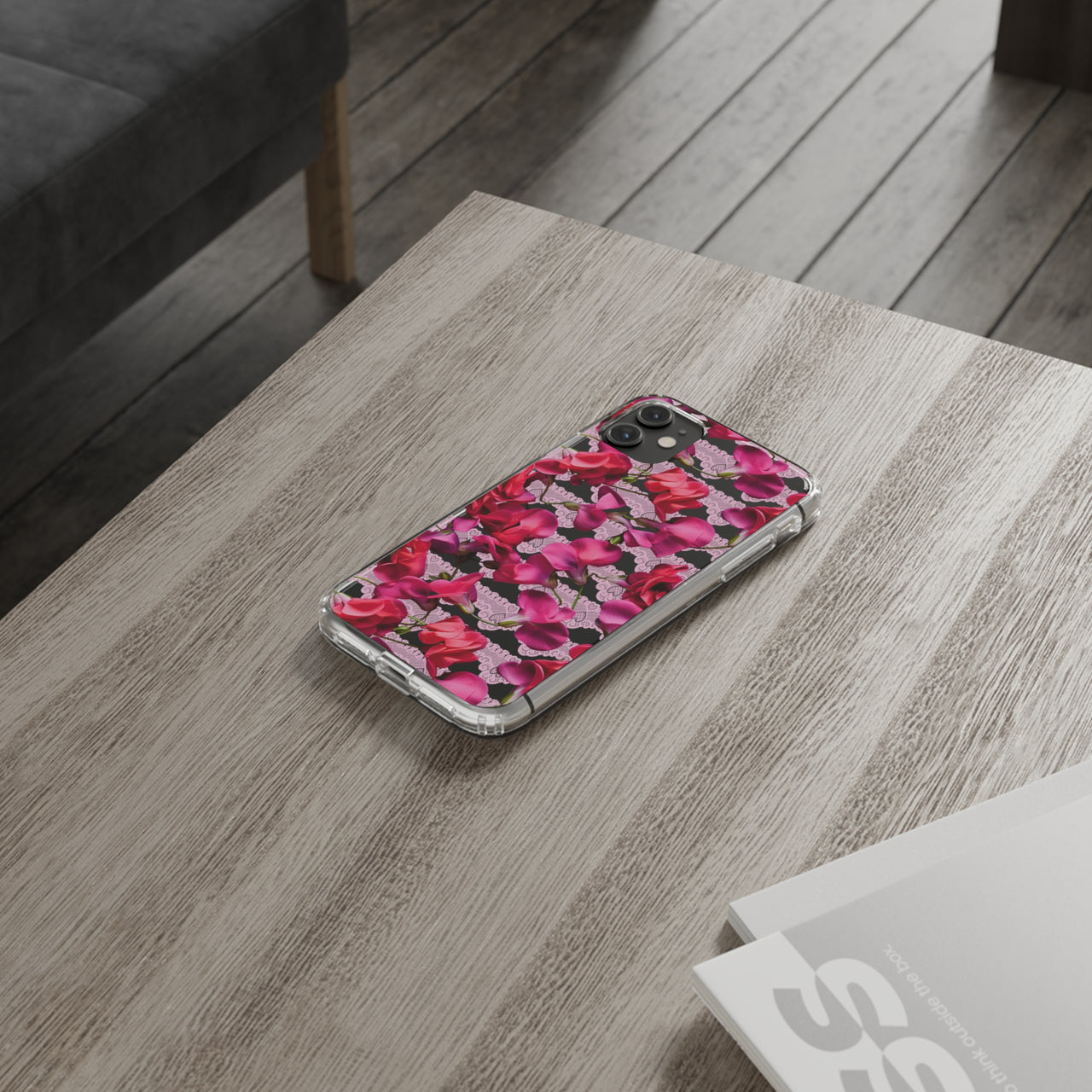 *Clear Case* The Sweetest Pea - iPhone 11, iPhone 11 Pro, iPhone 11 Pro Max - Supports Wireless Charging