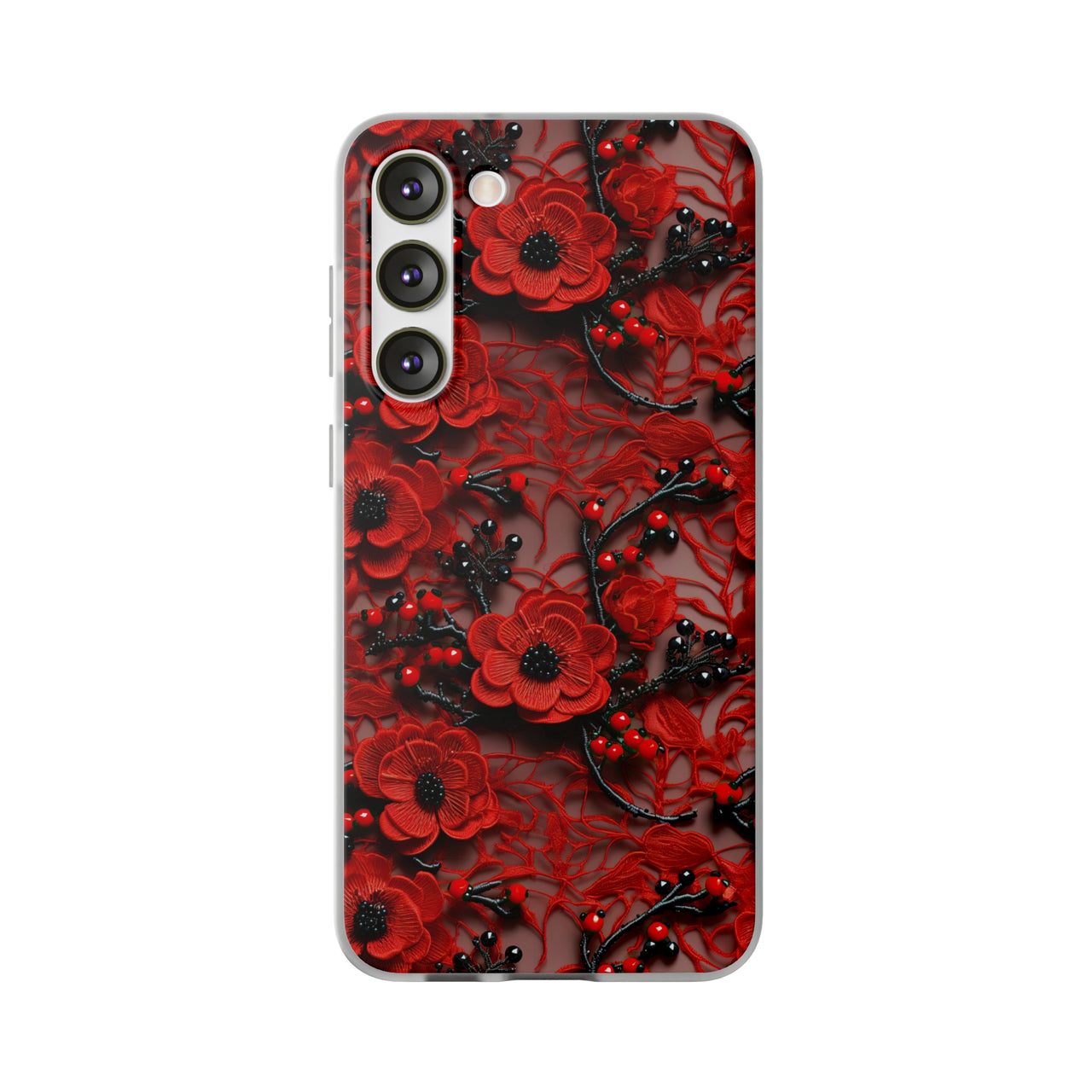 Scarlet Temptation - Flexi Cases for Samsung Galaxy S23, Samsung Galaxy S23 Plus, and Samsung Galaxy S23 Ultra