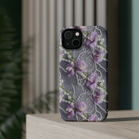 Thumbnail for Purple Sweet Pea MagSafe Tough Cases for iPhone 14, iPhone 14 Pro, iPhone 14 Plus, and iPhone 14 Pro Max