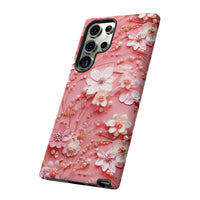 Thumbnail for Floral Champagne Toast Tough Case for Samsung Galaxy S23, Samsung Galaxy S23 Plus, and Samsung Galaxy S23 Ultra