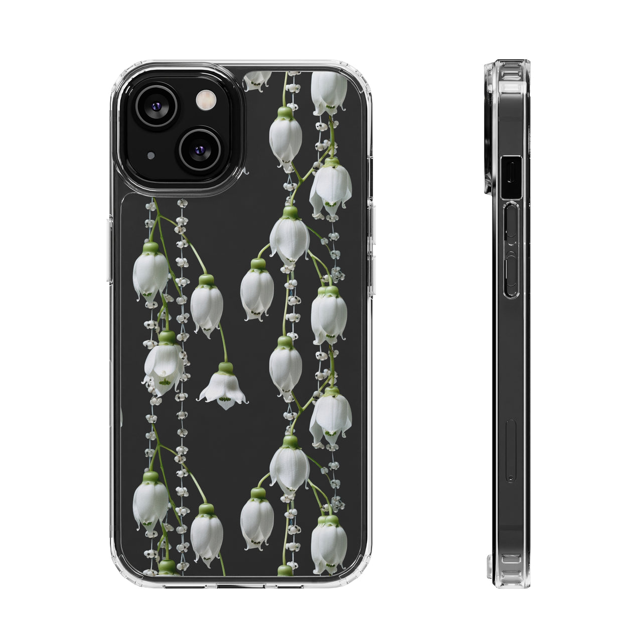 *Clear Case* Canterbury Bells - iPhone 14, iPhone 14 Pro, iPhone 14 Plus, iPhone 14 Pro Max - Supports Wireless Charging