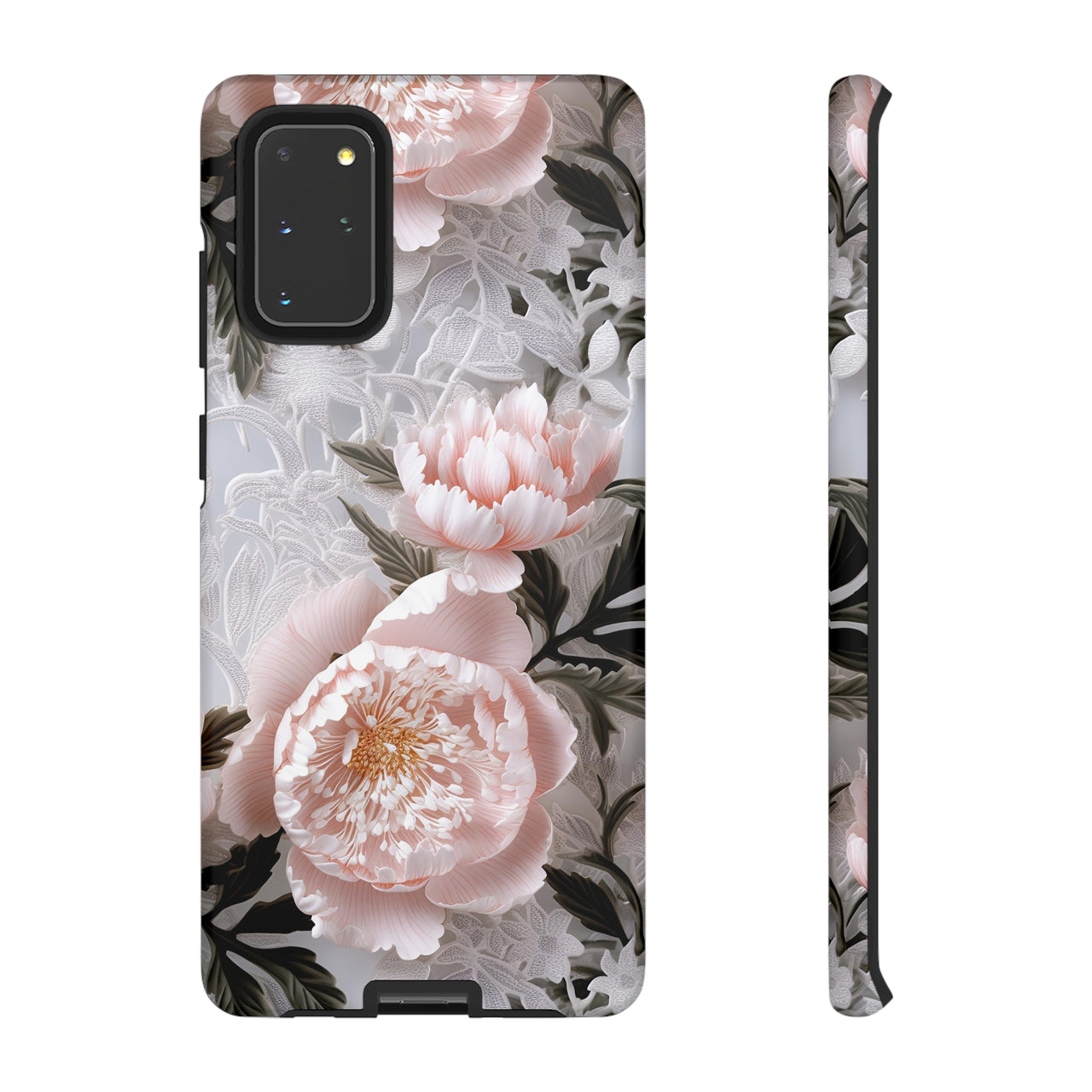 Pink Peony Tough Case for Samsung Galaxy S20, Samsung Galaxy S20+, Samsung Galaxy S20 Ultra, and Samsung Galaxy S20 FE