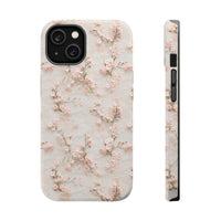 Thumbnail for White Lace and Cherry Blossoms MagSafe Tough Cases for iPhone 14, iPhone 14 Pro, iPhone 14 Plus, and iPhone 14 Pro Max