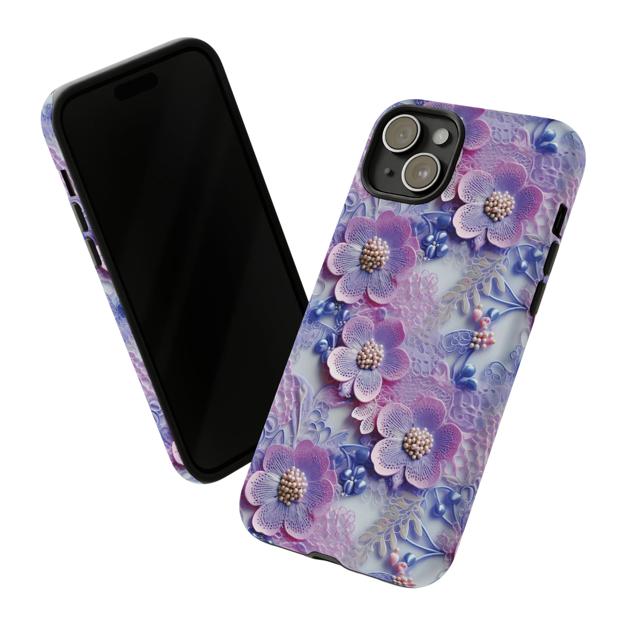 Pink and Purple Harmony - Tough Case for iPhone 15, iPhone 15 Pro, iPhone 15 Plus, and iPhone 15 Pro Max