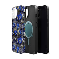 Thumbnail for Cerulean Elegance MagSafe Tough Cases for iPhone 13, iPhone 13 Mini, iPhone 13 Pro, and iPhone 13 Pro Max.