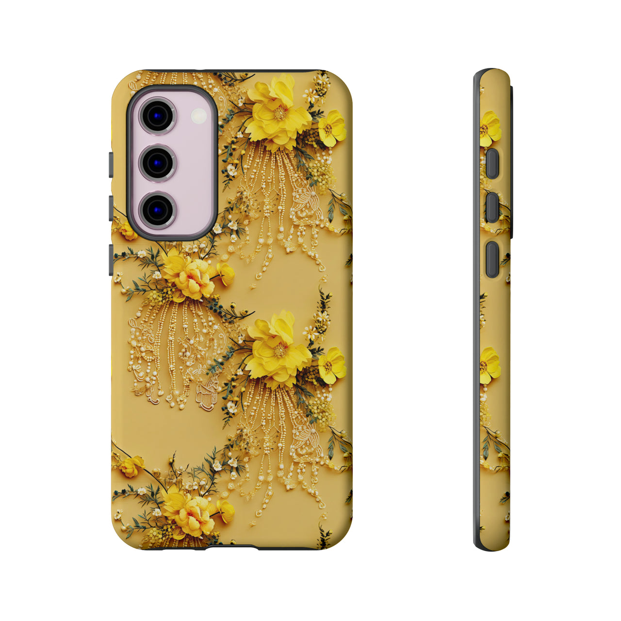 Floral Sunshine Tough Case for Samsung Galaxy S23, Samsung Galaxy S23 Plus, and Samsung Galaxy S23 Ultra