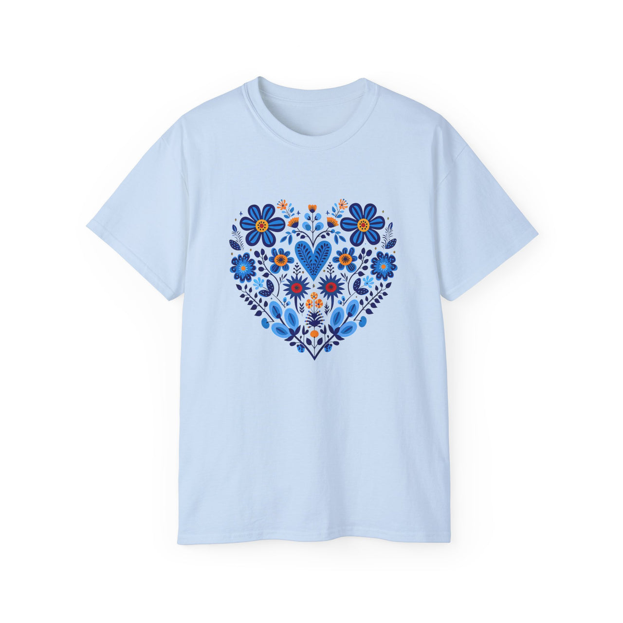 Flower Heart Unisex Ultra Cotton Tee