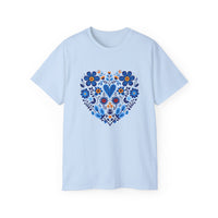 Thumbnail for Flower Heart Unisex Ultra Cotton Tee