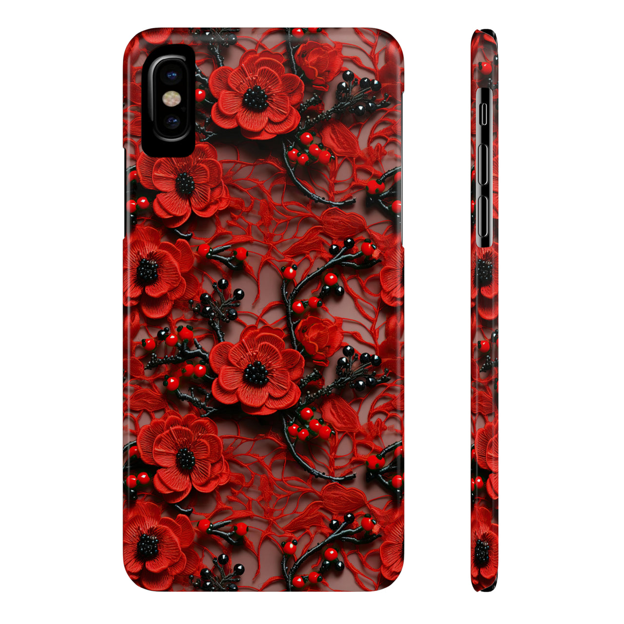 Scarlet Temptation - Slim Phone Cases for iPhone X, iPhone XR, iPhone XS, and iPhone XS MAX