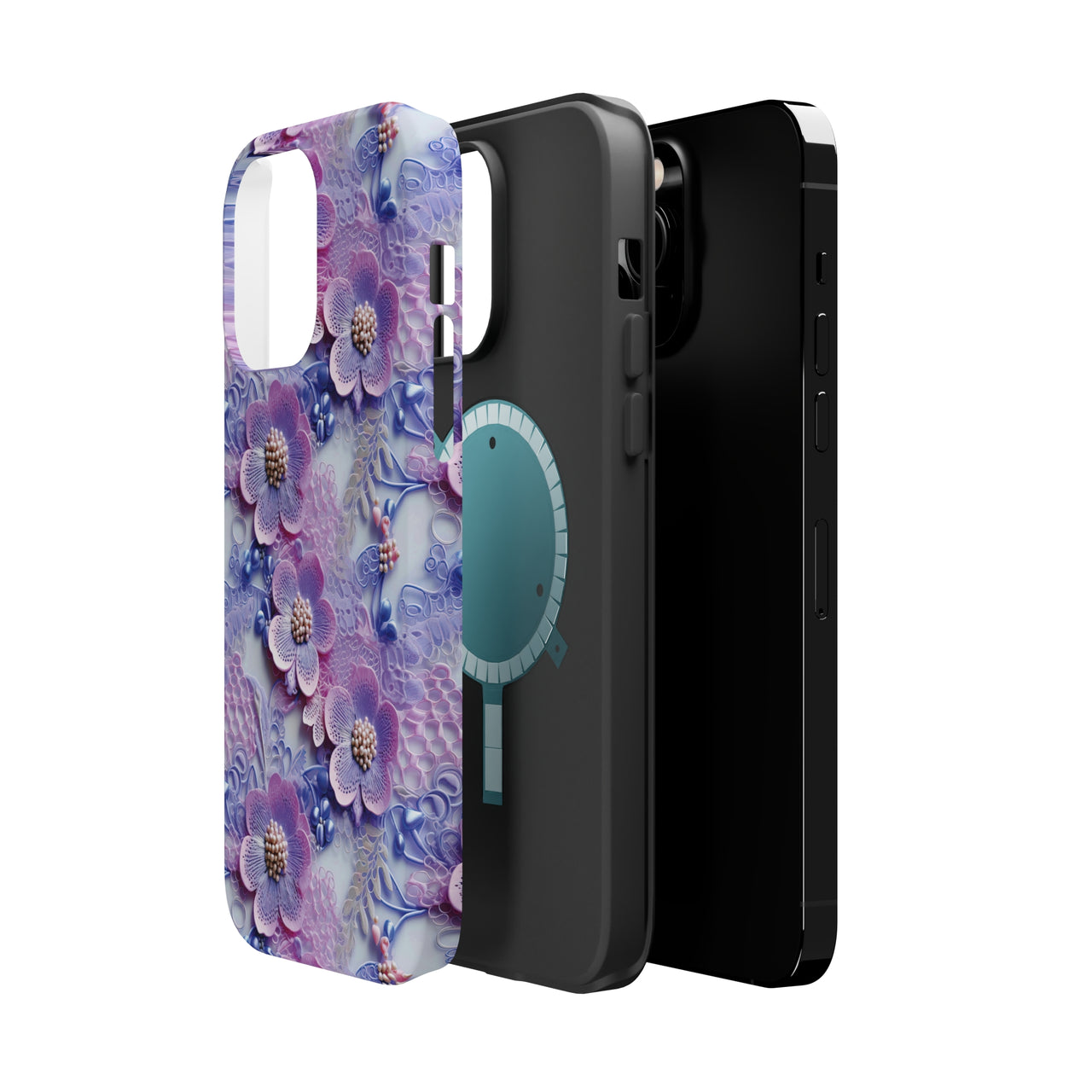 Pink and Purple Harmony - MagSafe Tough Cases for iPhone 14, iPhone 14 Pro, iPhone 14 Plus, and iPhone 14 Pro Max