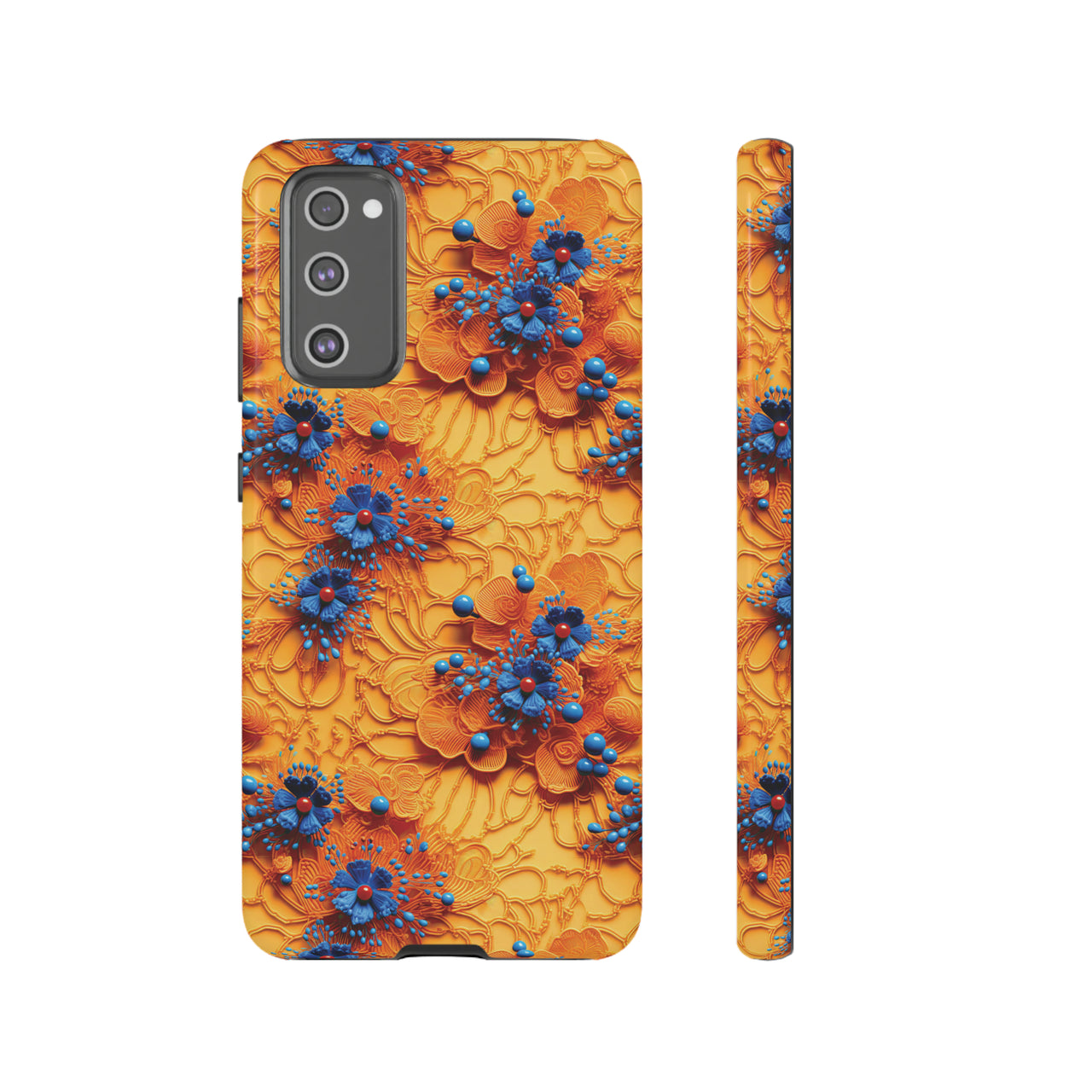 Royal Ryukyu Blossoms - Tough Case for Samsung Galaxy S20, Samsung Galaxy S20+, Samsung Galaxy S20 Ultra, and Samsung Galaxy S20 FE