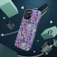 Thumbnail for Pink and Purple Harmony - Impact-Resistant Case for iPhone 12, iPhone 12 Mini, iPhone 12 Pro, and iPhone 12 Pro Max. Supports Wireless Charging.