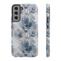 Thumbnail for Himalayan Blue Poppy Impact-Resistant Cases for Samsung Galaxy S22, Samsung Galaxy S22 Plus, and Samsung Galaxy S22 Ultra. Supports Wireless Charging.