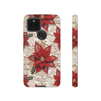 Thumbnail for Christmas Poinsettia Tough Case for Google Pixel 5 5G