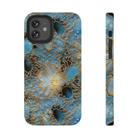 Thumbnail for Gemstones and Gold Lace Impact-Resistant Case for iPhone 12, iPhone 12 Mini, iPhone 12 Pro, and iPhone 12 Pro Max. Supports Wireless Charging.