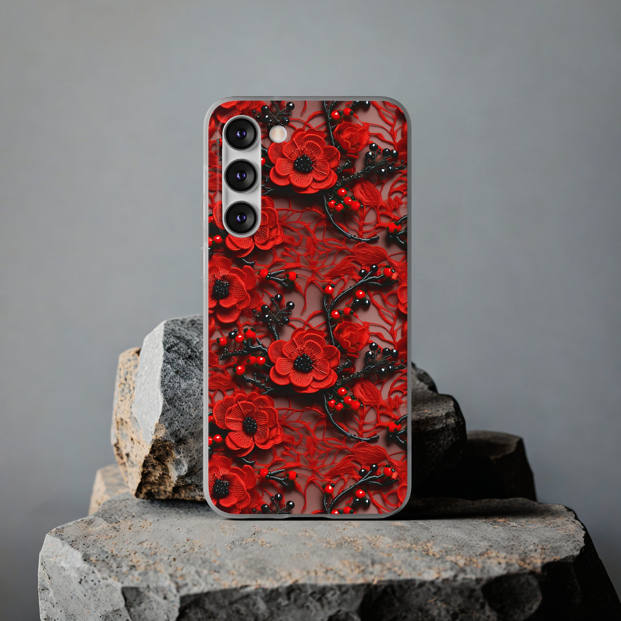 Scarlet Temptation - Flexi Cases for Samsung Galaxy S23, Samsung Galaxy S23 Plus, and Samsung Galaxy S23 Ultra