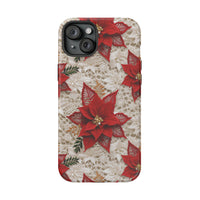 Thumbnail for Christmas Poinsettia - MagSafe Tough Case for iPhone 15, iPhone 15 Pro, iPhone 15 Plus, & iPhone 15 Pro Max