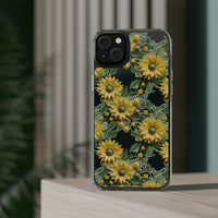 Thumbnail for *Clear Case* Whimsical Sunflowers - iPhone 14, iPhone 14 Pro, iPhone 14 Plus, iPhone 14 Pro Max - Supports Wireless Charging