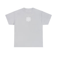 Thumbnail for Front and Back Flower Design - Unisex Heavy Cotton Tee