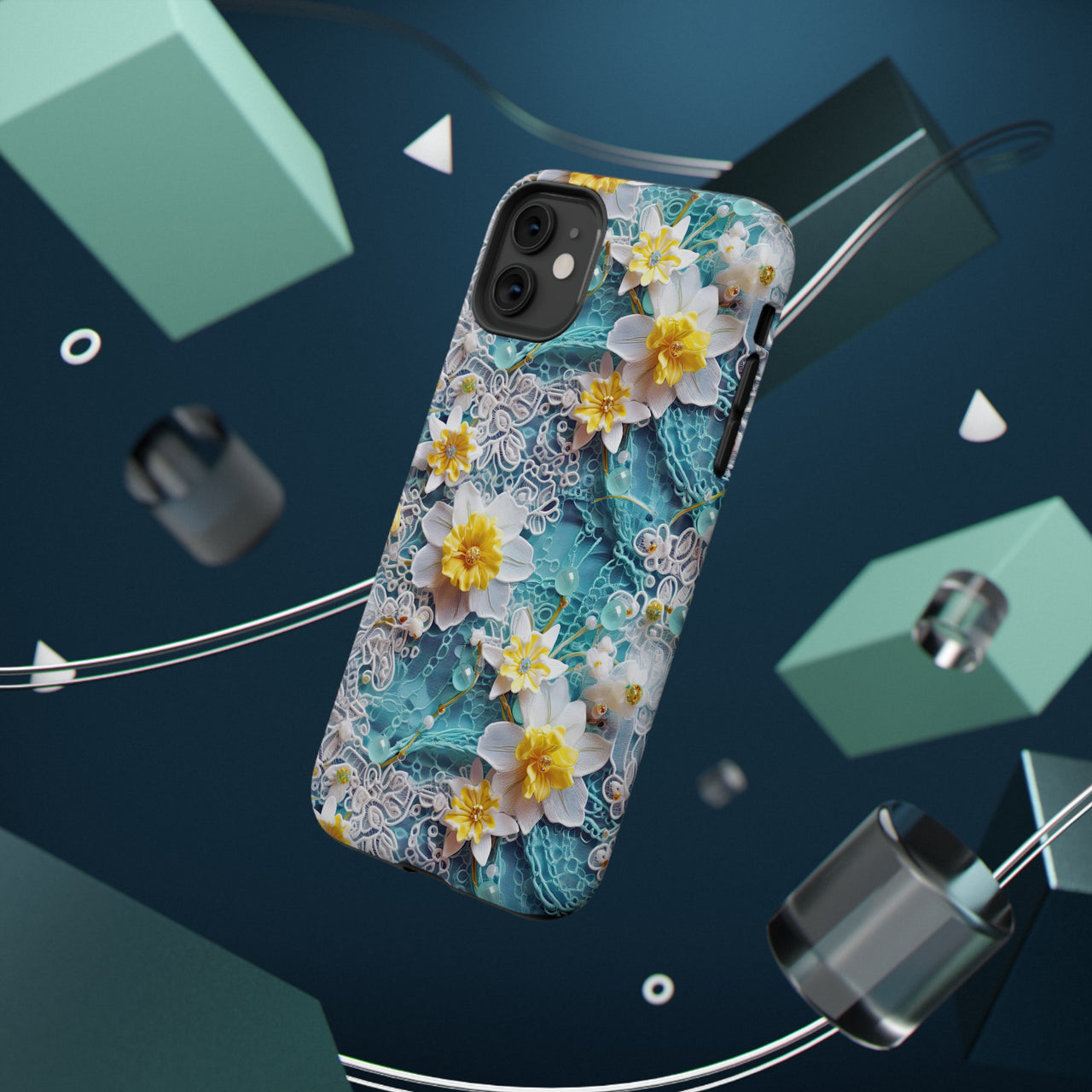 Daffodil for March Birthday - Impact-Resistant Cases for iPhone 11, iPhone 11 Pro, and iPhone 11 Pro Max. Supports Wireless Charging.