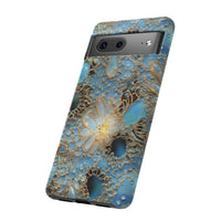 Thumbnail for Gemstones and Gold Lace Tough Case for Google Pixel 7