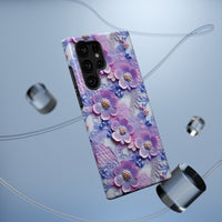 Thumbnail for Pink and Purple Harmony - Impact-Resistant Case for Samsung Galaxy S22, Samsung Galaxy S22 Plus, and Samsung Galaxy S22 Ultra. Supports Wireless Charging.