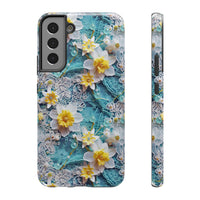 Thumbnail for Daffodil for March Birthday - Impact-Resistant Case for Samsung Galaxy S22, Samsung Galaxy S22 Plus, and Samsung Galaxy S22 Ultra. Supports Wireless Charging.