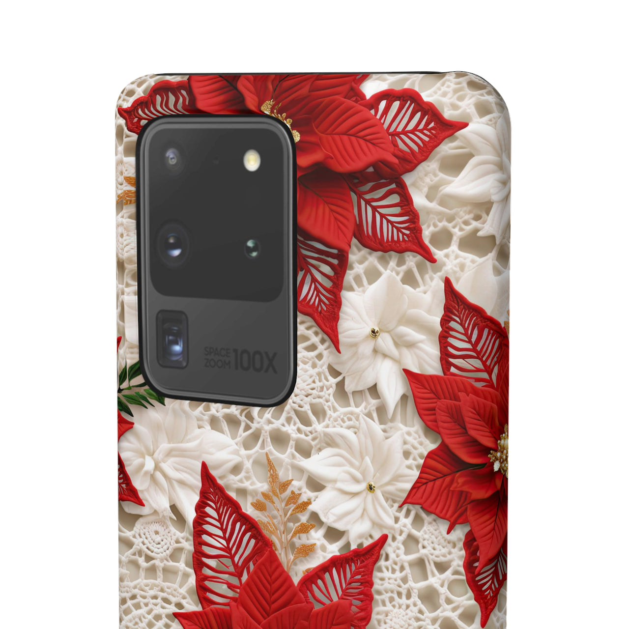 Christmas Poinsettia - Snap Case for Samsung Galaxy S20, Samsung Galaxy S20+, Samsung Galaxy S20 Ultra, & Samsung Galaxy S20 FE