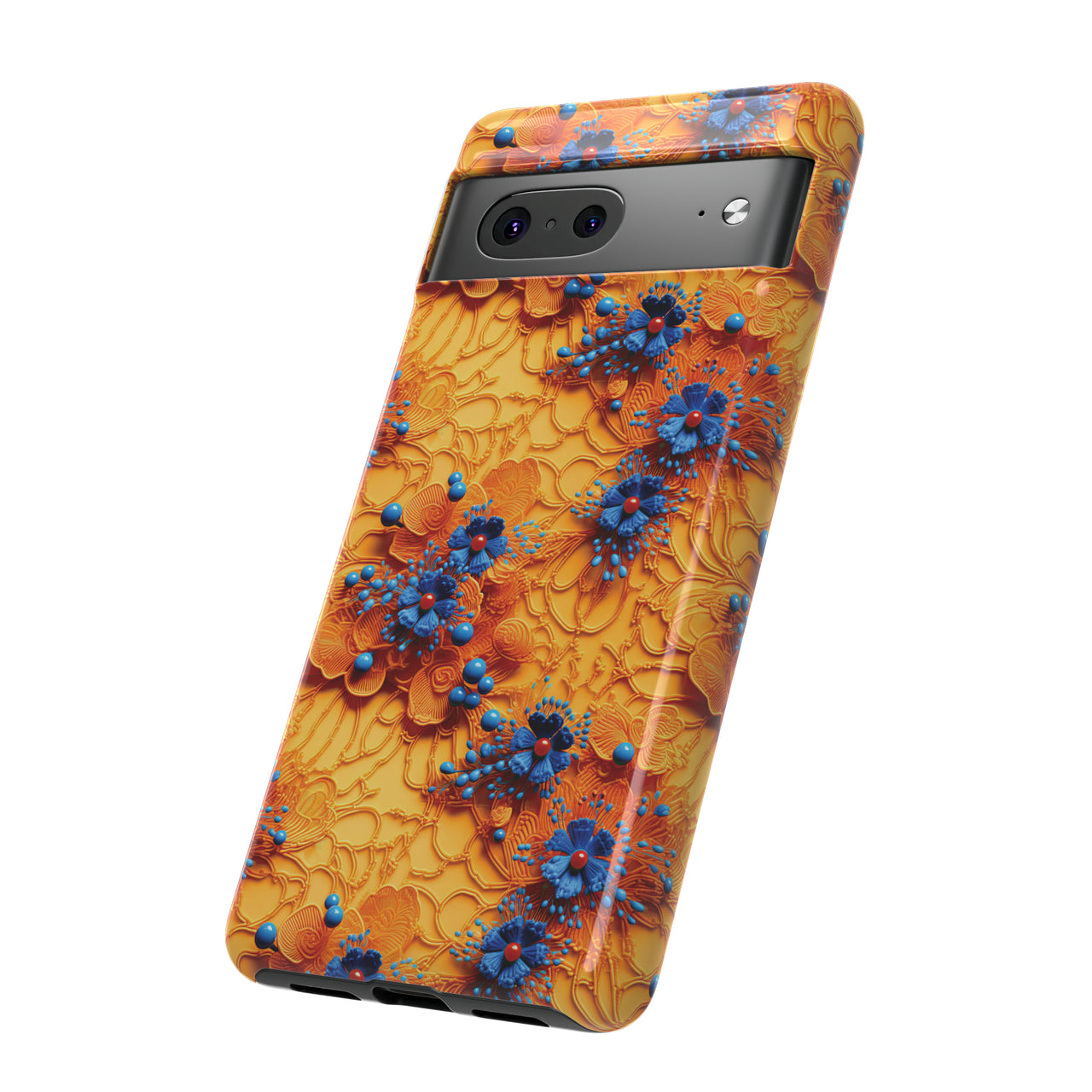 Royal Ryukyu Blossoms - Tough Case for Google Pixel 7