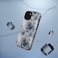 Thumbnail for Himalayan Blue Poppy MagSafe Tough Cases for iPhone 13, iPhone 13 Mini, iPhone 13 Pro, and iPhone 13 Pro Max.