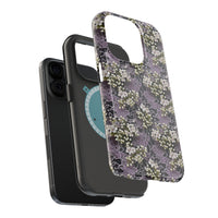 Thumbnail for White Flowers on a Purple Bed - MagSafe Tough Case for iPhone 15, iPhone 15 Pro, iPhone 15 Plus, & iPhone 15 Pro Max