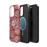 Thumbnail for Floral Champagne Toast MagSafe Tough Cases for iPhone 13, iPhone 13 Mini, iPhone 13 Pro, and iPhone 13 Pro Max.