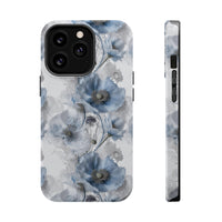 Thumbnail for Himalayan Blue Poppy MagSafe Tough Cases for iPhone 13, iPhone 13 Mini, iPhone 13 Pro, and iPhone 13 Pro Max.