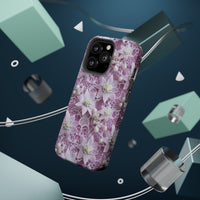 Thumbnail for Coquette Clematis MagSafe Tough Cases for iPhone 13, iPhone 13 Mini, iPhone 13 Pro, and iPhone 13 Pro Max.