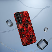 Thumbnail for Gothic Rose Impact-Resistant Cases for Samsung Galaxy S22, Samsung Galaxy S22 Plus, and Samsung Galaxy S22 Ultra. Supports Wireless Charging.