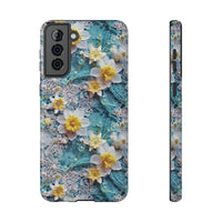 Thumbnail for Daffodil for March Birthday - Impact-Resistant Case for Samsung Galaxy S21, Samsung Galaxy S21 Plus, and Samsung Galaxy S21 Ultra. Supports Wireless Charging.